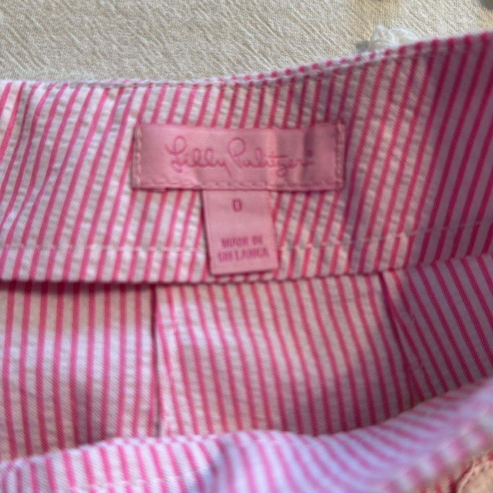 Lilly Pulitzer Liza shorts sz 0 - Picture 3 of 4